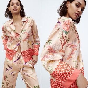 Zara Multicolor Floral Blouse